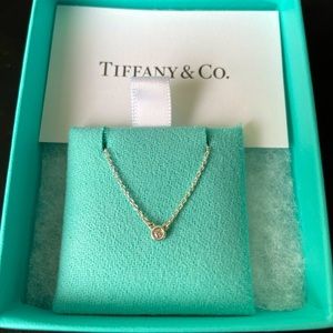 Tiffany & Co.  Elsa Peretti®
Diamonds by the Yard® Single Diamond Pendant
